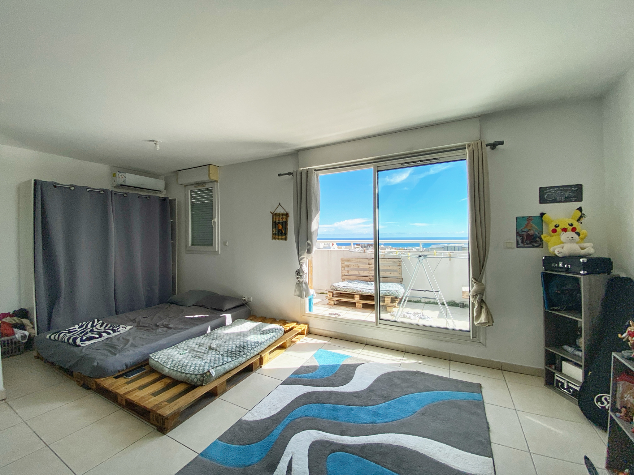 STE CLOTILDE - GRAND STUDIO 31m2 avec vue mer et varangue